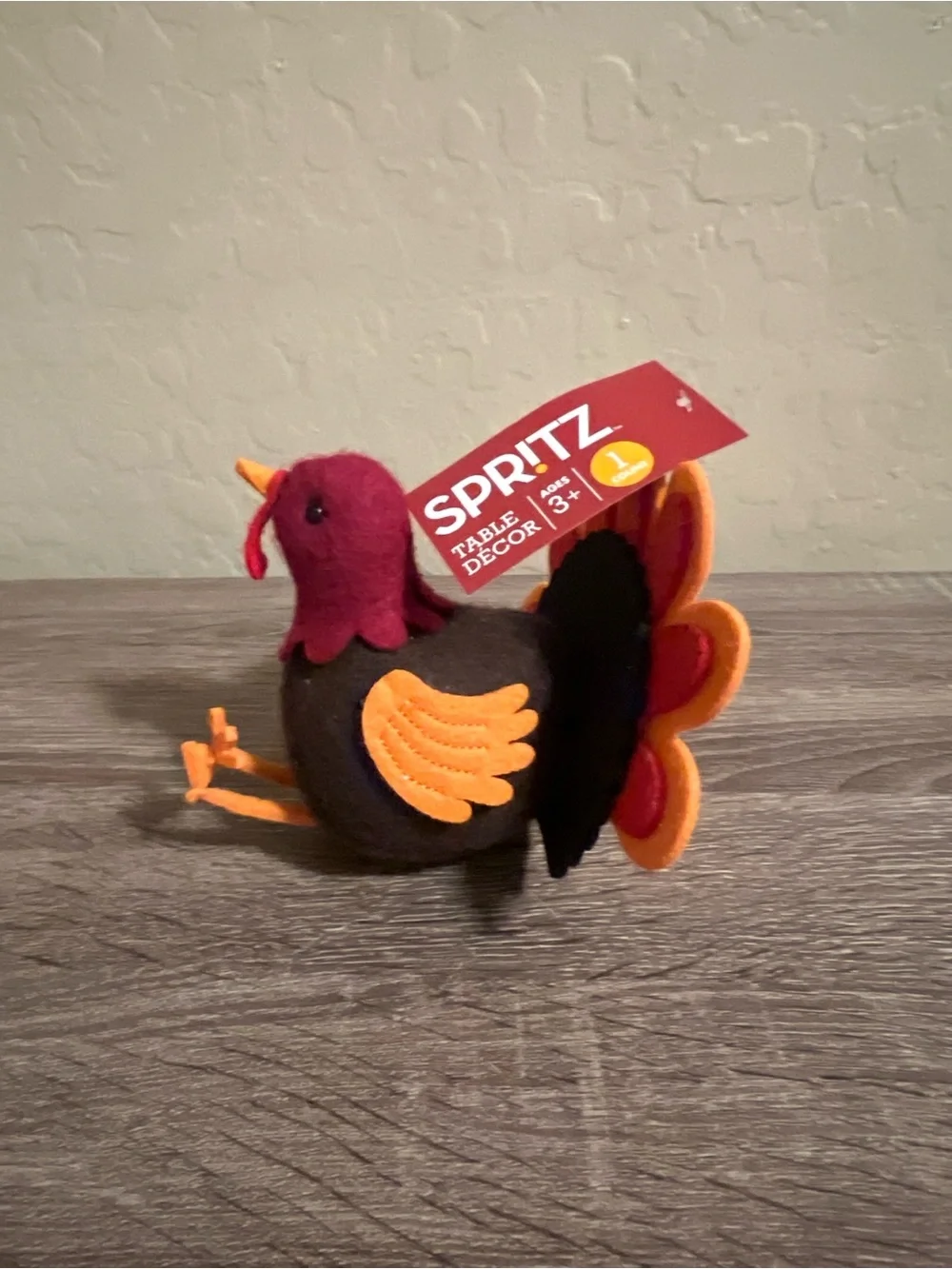 Target Spritz Turkey Table Decor Figure Thanksgiving Fall Autumn NWT